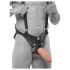 King Cock Strap-On 10 - hul dildo med sele, 25 cm