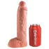 King Cock - strap-on hul dildo 25cm