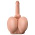 PDX Dirty Talk – Realistisk numsetorso med dildo (natur)