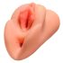 PDX Double Stroker - 2i1 realistisk masturbator (naturlig)
