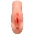 PDX Double Stroker - 2i1 realistisk masturbator (naturlig)