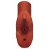 PDX Double Stroker - 2i1 naturtro masturbator (brun)