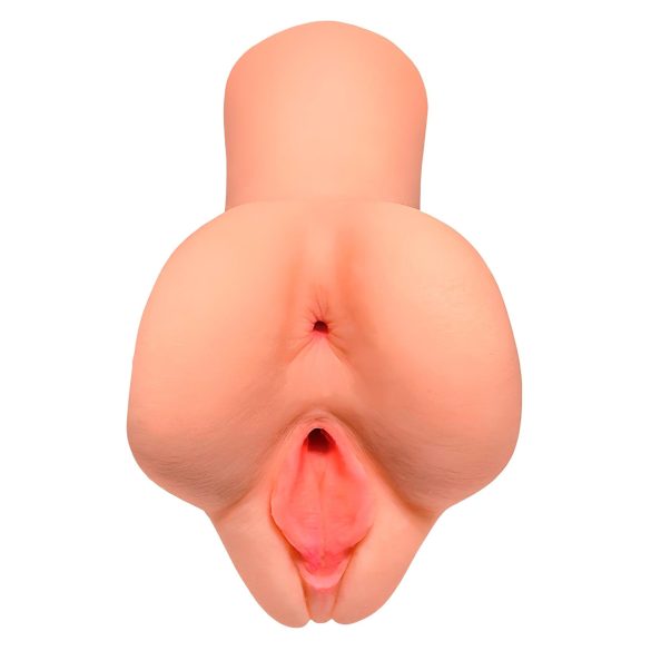 PDX Pick Your Pleasure - 2in1 livagtig masturbator (natur)