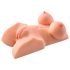PDX Perfect DD's - torso med to nydelsesåbninger - (naturfarvet)