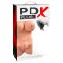 PDX Perfect DD's - torso med to nydelsesåbninger - (naturfarvet)