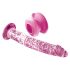Icicles No. 86 - Glasdildo med penisform (pink)