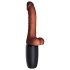 King Cock Plus 7,5 - kraftig dildo med kugler (brun)