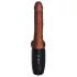 King Cock Plus - vibrator med testikler - realistisk brun 19 cm