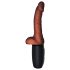King Cock Plus 7,5 - kraftig dildo med kugler (brun)