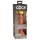 King Cock Elite 6 - realistisk dildo med sugekop - 15cm - mørk
