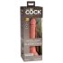 King Cock Elite 7 - sugekop, naturtro dildo (18 cm) - naturlig