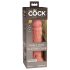 King Cock Elite 8 - sugekop, naturtro dildo (20cm) - naturlig