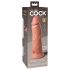 King Cock Elite 8 - sugekop, naturtro dildo (20cm) - naturlig