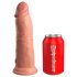 King Cock Elite 8 - sugekop, naturtro dildo (20cm) - naturlig