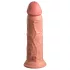 King Cock Elite 8 - realistisk dildo med sugekop - 20cm - natur
