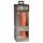 King Cock Elite 8 - sugekop dildo (20cm) - mørk natur