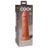 King Cock Elite 8 - sugekop dildo (20cm) - mørk natur