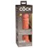 King Cock Elite 8 - sugekop dildo (20cm) - mørk natur