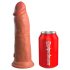 King Cock Elite 8 - sugekop dildo (20cm) - mørk natur