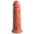 King Cock Elite 8 - sugekop dildo (20cm) - mørk natur