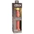 King Cock Elite 9 - sugekop, naturtro dildo (23 cm) - natur