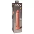 King Cock Elite 9 - realistisk dildo med sugekop - 23cm - natur