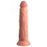King Cock Elite 9 - sugekop, naturtro dildo (23 cm) - natur