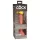 King Cock Elite 6 - vibrator med sugekop (15 cm) - naturfarvet