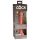 King Cock Elite 7 - sugekop, trådløs vibrator 18 cm - natur