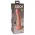 King Cock Elite 7 - dildo med sugekop og fjernbetjening 18cm - naturfarvet