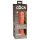 King Cock Elite 8 - naturtro vibrator 20 cm (mørk natur)