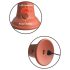 King Cock Elite 8 - naturtro vibrator 20 cm (mørk natur)