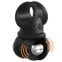 King Cock Crown Jewels - vibrerende penisring (sort)