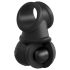 King Cock Elite Crown Jewels - tilbehør til strap-on dildo (sort)