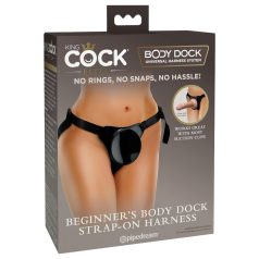 King Cock Elite Beginner's - strap-on trusse (sort)