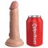 King Cock Elite Beginners - naturlig strap-on dildo