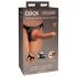 King Cock Elite Comfy - strap-on dildo med sele - mørk natur