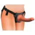 King Cock Elite Comfy - strap-on dildo med sele - mørk natur