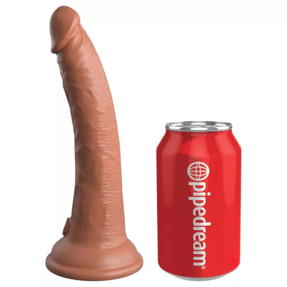 King Cock Elite Comfy - strap-on dildo med sele - mørk natur