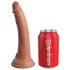 King Cock Elite Comfy - Justerbar strap-on dildo (mørk hudfarve)