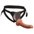 King Cock Elite Comfy - Justerbar strap-on dildo (mørk hudfarve)