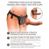 King Cock Elite Comfy - strap-on dildo med sele - mørk natur