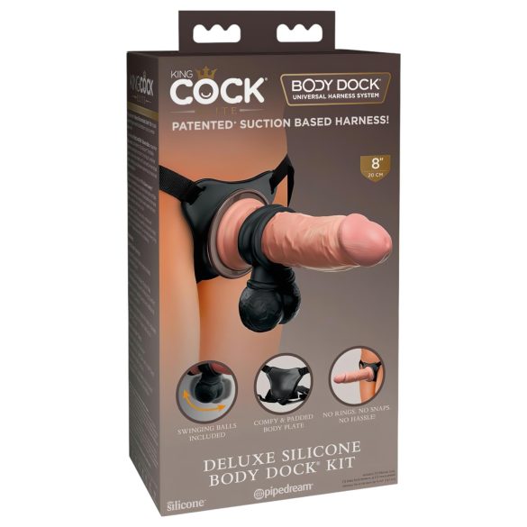 King Cock Elite Deluxe - Justerbart Dildo-Sæt