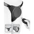 Body Dock G-punkt Pro - trådløs strap-on (sort)