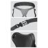 Body Dock: Sort, bærbart strap-on med sugekop.