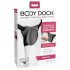 Body Dock: Sort, bærbart strap-on med sugekop.