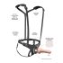 Body Dock - sort med strap-on (sort)