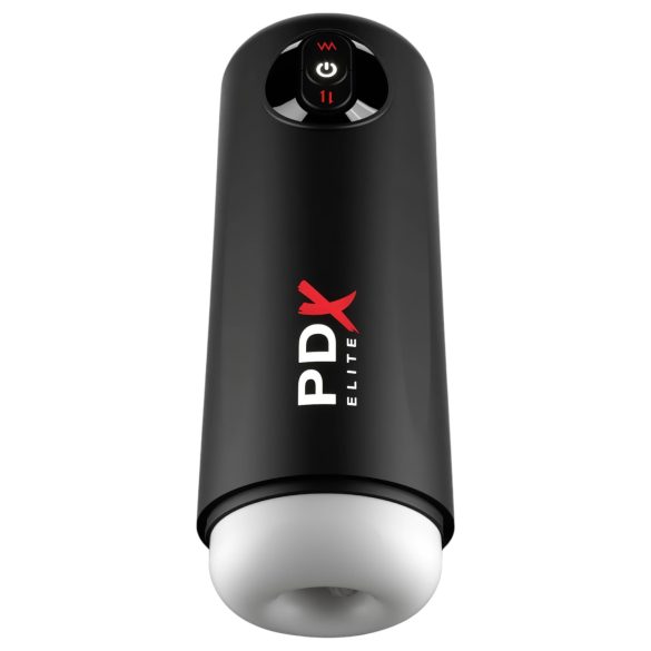 PDX Elite Moto Milker - vibrerende masturbator (sort)