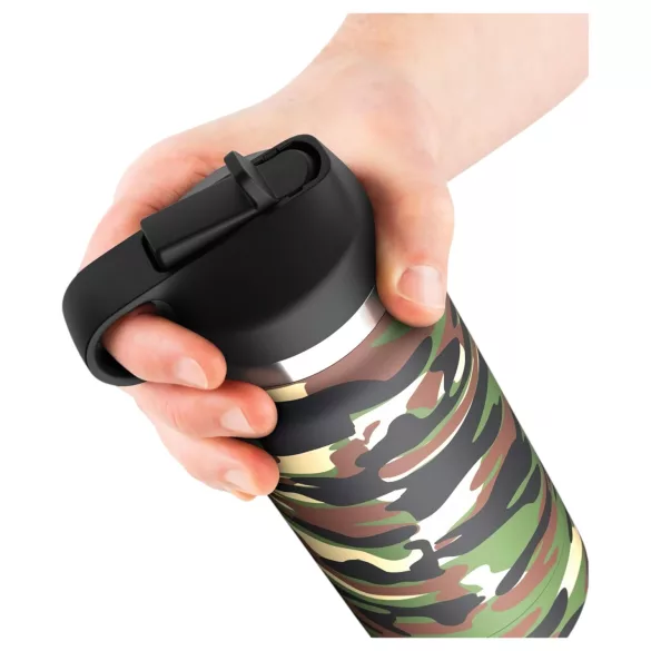 PDX - Fap Flask Happy Camper - masturbator i drikkeflaske (grøn-sort)