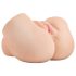 PDX Elite - 2i1 sugende & vibrerende masturbator (natur)